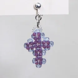 Clips  - Silver 925 - Earrings Noga - Clips  - Silver 925 - Argent 925